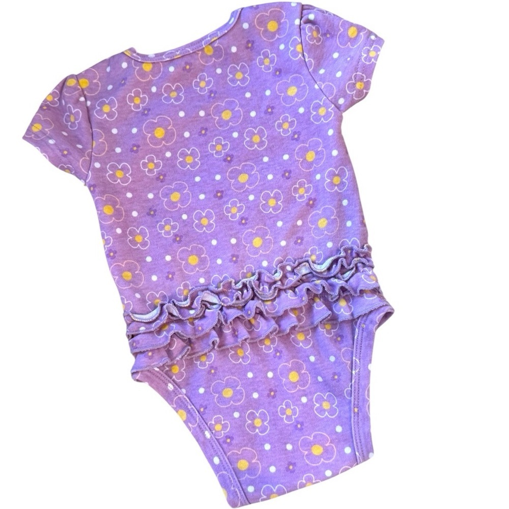 Disney Baby Rapunzel 1st Birthday Bodysuit 18M Purple Princess - Picture 2 of 4